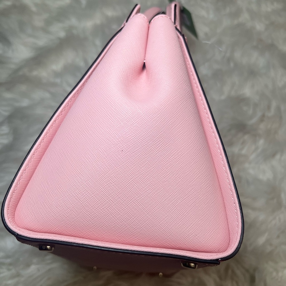 Baby Pink and Brown Kate Spade Bag - Picture 6 of 9